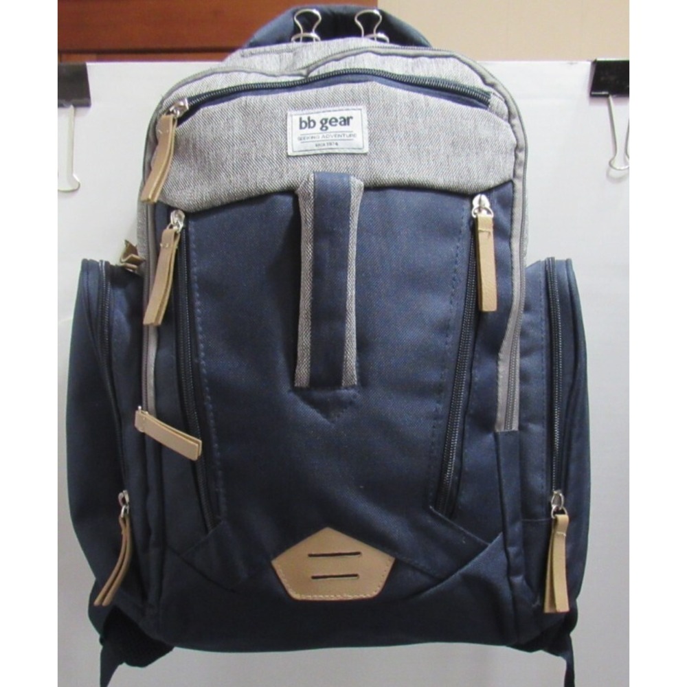 BB Gear Back Pack/Diaper Bag Lots of Room Handle & Adjustable Shoulder Straps